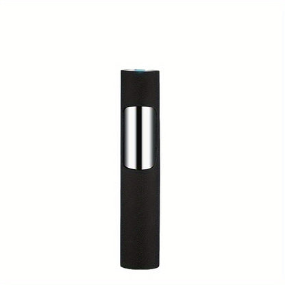 Stylish Push Lighter Designed for Outdoor Use, Featuring a Windproof Design And a Straight Blue Flame. This Mini Portable Spray Torch Is Refillable with Butane Gas And Has an Adjustable Flame. It'S an Ideal Gift for Your Boyf