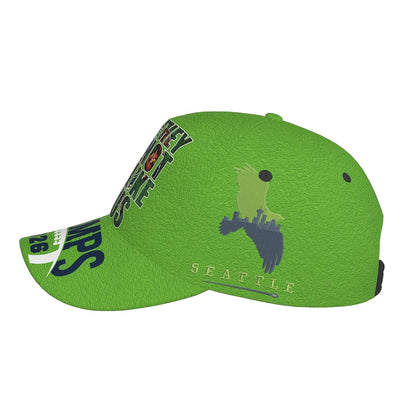 Rugby-Themed Baseball Cap with Full-Print Eagle & 2026 Champs Slogan - Structured Breathable Curved-Brim Hat, Snapback Closure, Lightweight Suitable for, Casual Wear, Rugby Fan Gear