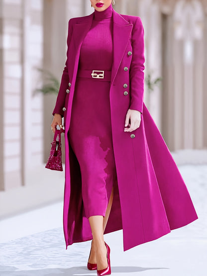 Spring and Autumn Versatile Elegant Fashion Commuter Street Women's Long Coat Jacket