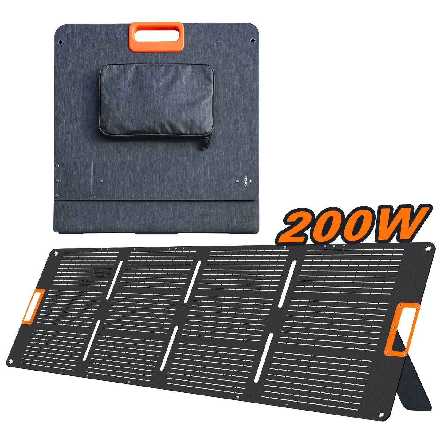 300W/600W/1000W+200W Solar Panel Portable Power Station, 1075Wh Backup Lithium Battery, 120V/1000W AC Outlet, Solar Generator For Home, RV, Outdoor, Camping And Emergencies Use