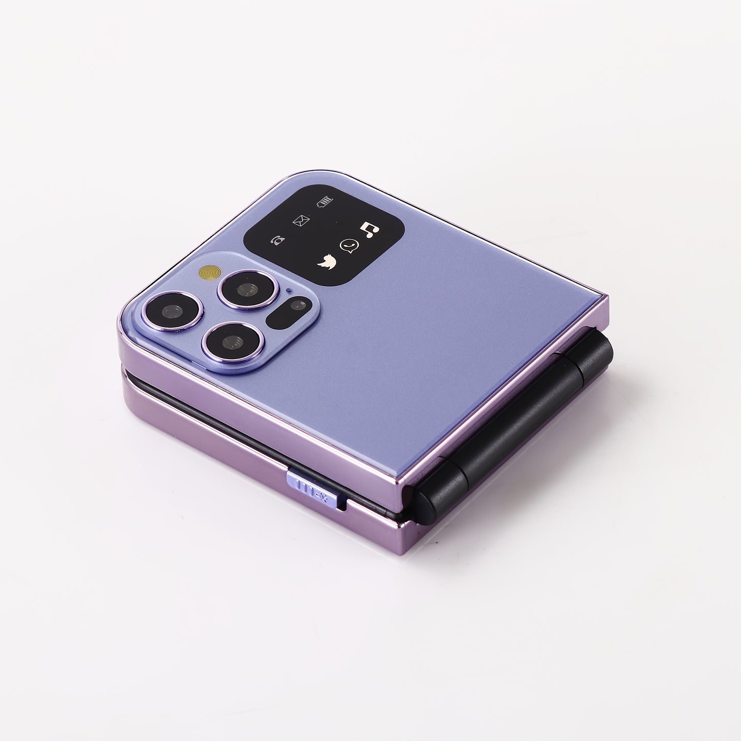 Innovative Mini Pocket Phone | Lightweight, Dual-Sim, Long Standby Time, 2G Network, Multi-Language Support, Foldable Design, Basic Communication Features, Android Os, Battery, Usb Type-C Charging