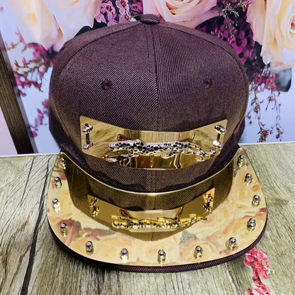 1pc Men'S Fashion Hip-Hop Street Dance Performance Baseball Cap - Casual Style, 100% Polyester, Lightweight, Animal Print, Non-Stretch Fabric - For Men - Suitable for Streetwear, Dance, Casual Occasions - Perfect Gift for Fas