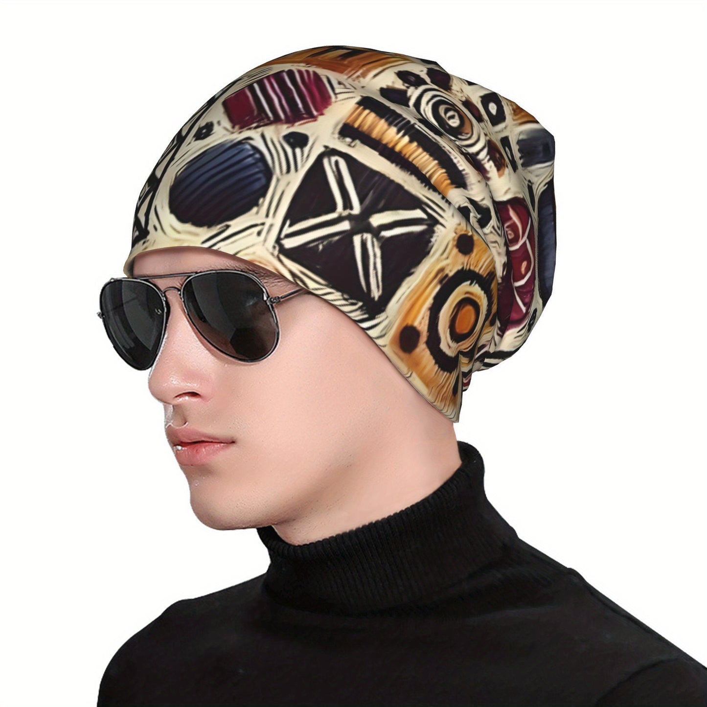 African Style Bonnet Hats Men Skullies Beanies Novelty Hats