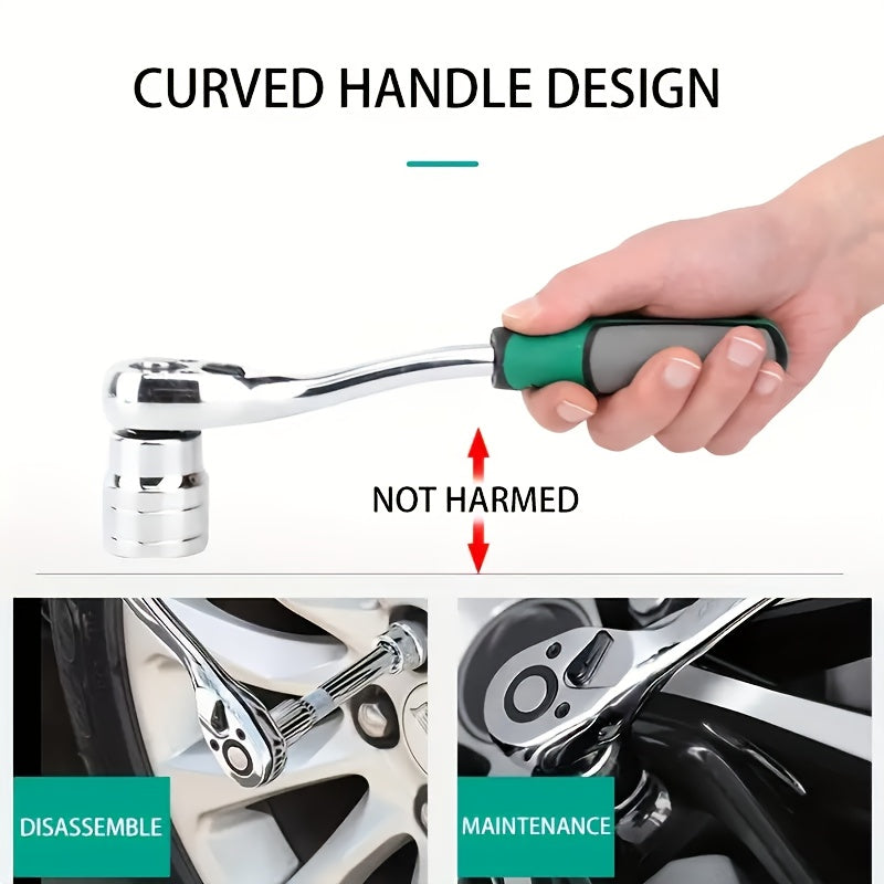 High-end Professional 216&45pcs Mechanical Tool Set, 1/2*1/4 Inch And 3/8 Inch Drive Depth And Standard Wrench Set, Torque Wrench, Auto Parts Repair And Household Mechanical Tool Set, Suitable for Vehicle And Bicycle Repair T