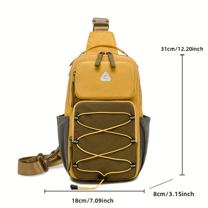 Unisex Fashion Anti-Theft Crossbody Bag - Lightweight Oxford Material, Secure Zip Closure, Adjustable Strap, Perfect for Travel & Everyday Use, Crossbody Ba