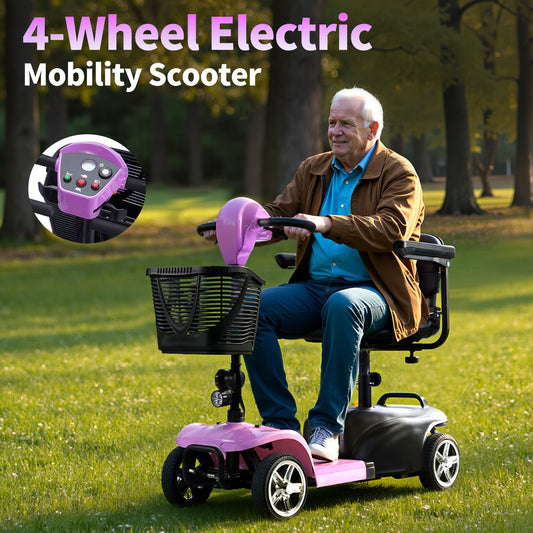 A Foldable Electric Scooter. This 250W, 24V 15Ah Daily Commute Scooter Is Equipped with A Buzzer And A Detachable Basket. It Features Three Adjustable Speed Gears, with A Speed Of 6-7 Mph And A Range Of Up to 16 Miles.