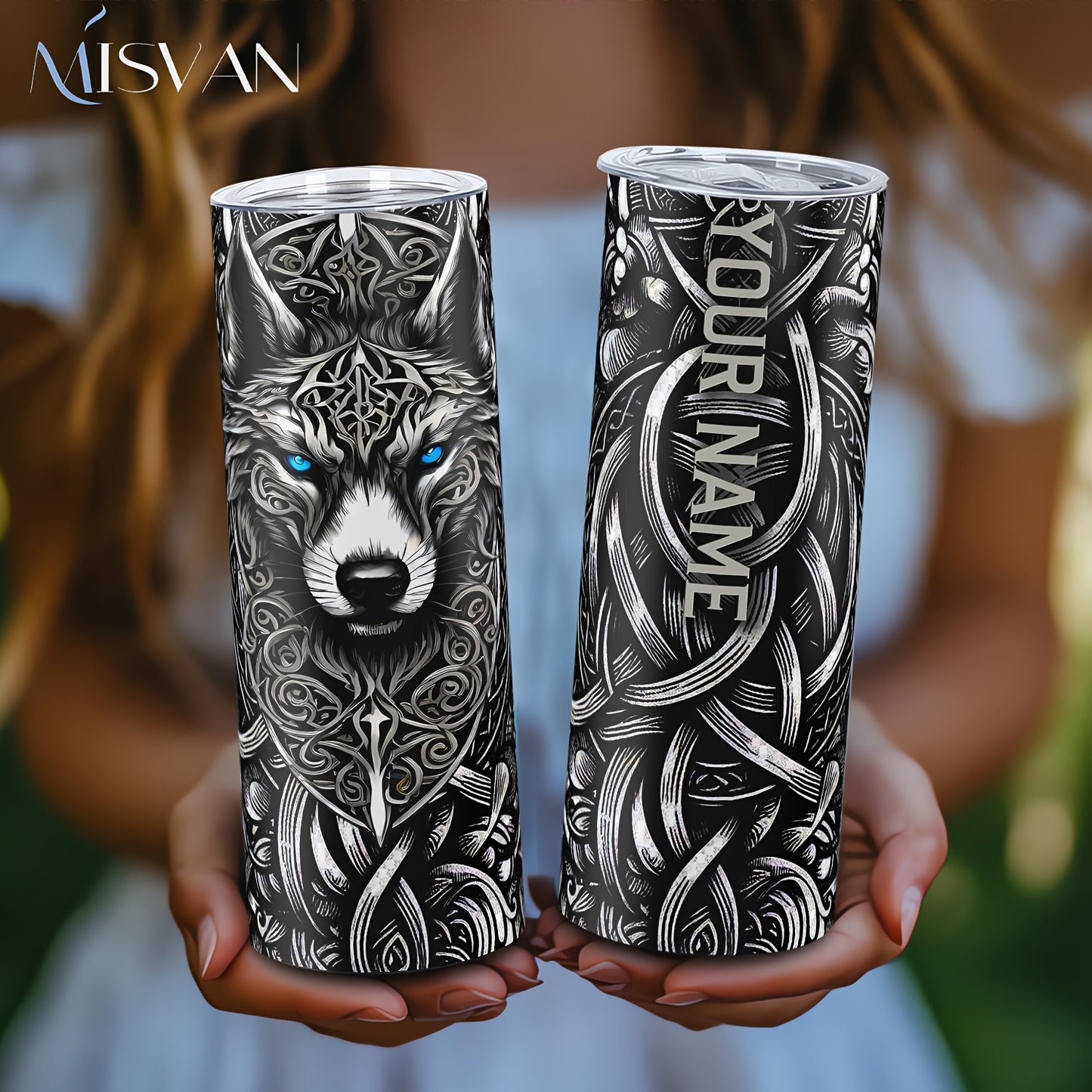 [Custom] 1pc, Beautiful and Personalized Print. 20oz, 22oz, 40oz Steel Insulated Bottle Cups with Lids. Drinkware for Summer and Winter. Outdoor Travel Sports Accessories. The Best Gift for Mother's Day, Father's Day, Other F