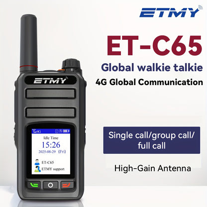 Nationwide LTE Walkie-Talkie - Two-Way Radio - Unlimited Range POC Two Way Radios Set, Field Operations, Emergency Communication, Handheld Device, Compact Design, Highquality Build, Reliable Performance, Communication Device,