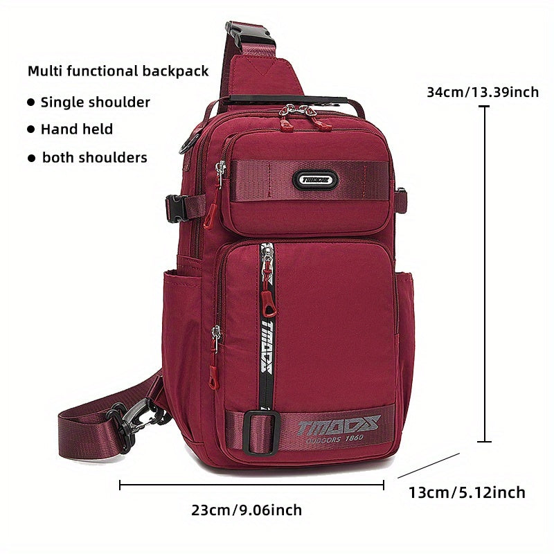 Unisex Fashion Anti-Theft Crossbody Bag - Lightweight Oxford Material, Secure Zip Closure, Adjustable Strap, Perfect for Travel & Everyday Use, Crossbody Ba
