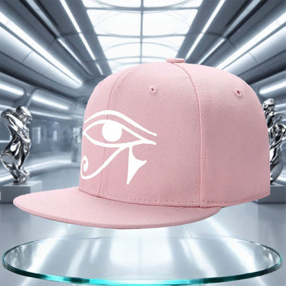Pharaoh'S Eye Baseball Cap - Adjustable Snapback Hat with Ancient Egyptian Eye Design, Lightweight for Gym, Travel, Halloween, Everyday - Unisex Streetwear for Men & Women - All-Season Casual & Formal Outfits, Gym Headwear, S