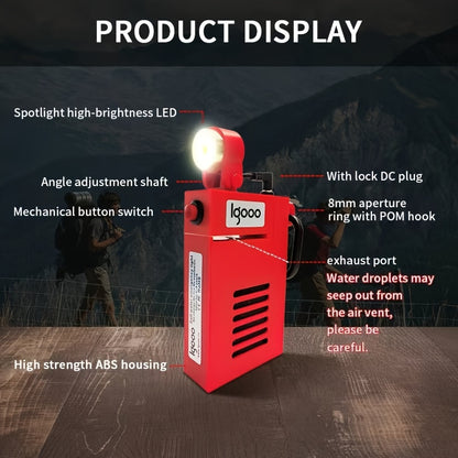 1pc Salt Water Emergency Lantern - Battery-Free, Water-Powered Flashlight with 220H Runtime, Reusable Survival Light for Camping, Tactical Use, Fishing