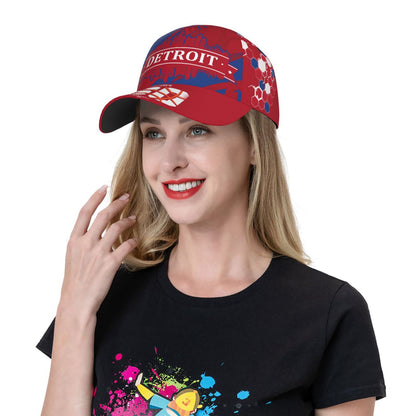 Adjustable Snapback Hat for Detroit State Basketball And Baseball, Perfect for Game Day Gifts for Fans of All Ages