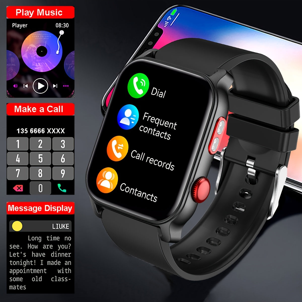 Professional, Hand Washing, Swimming, Rainy Day Travel, 5.0 Wireless Calling, Answer and Make Calls Anytime, Anywhere. 300mAh Long Battery Life, Supports Multiple Languages, Tracks Fitness Data with Precision in Various Modes