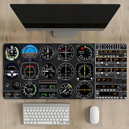 Large Mouse Pad for Gaming And Office Use, Featuring a Non-Slip Rubber Base for Accurate Tracking, Making It a Perfect, Long-Lasting, And Odor-Free Choice for Your Keyboard And Mouse