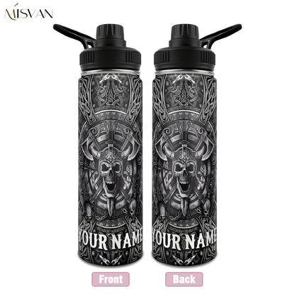 [Custom] 1pc, Beautiful and Personalized Print. 20oz, 22oz, 40oz Steel Insulated Bottle Cups with Lids. Drinkware for Summer and Winter. Outdoor Travel Sports Accessories. The Best Gift for Mother's Day, Father's Day, Other F