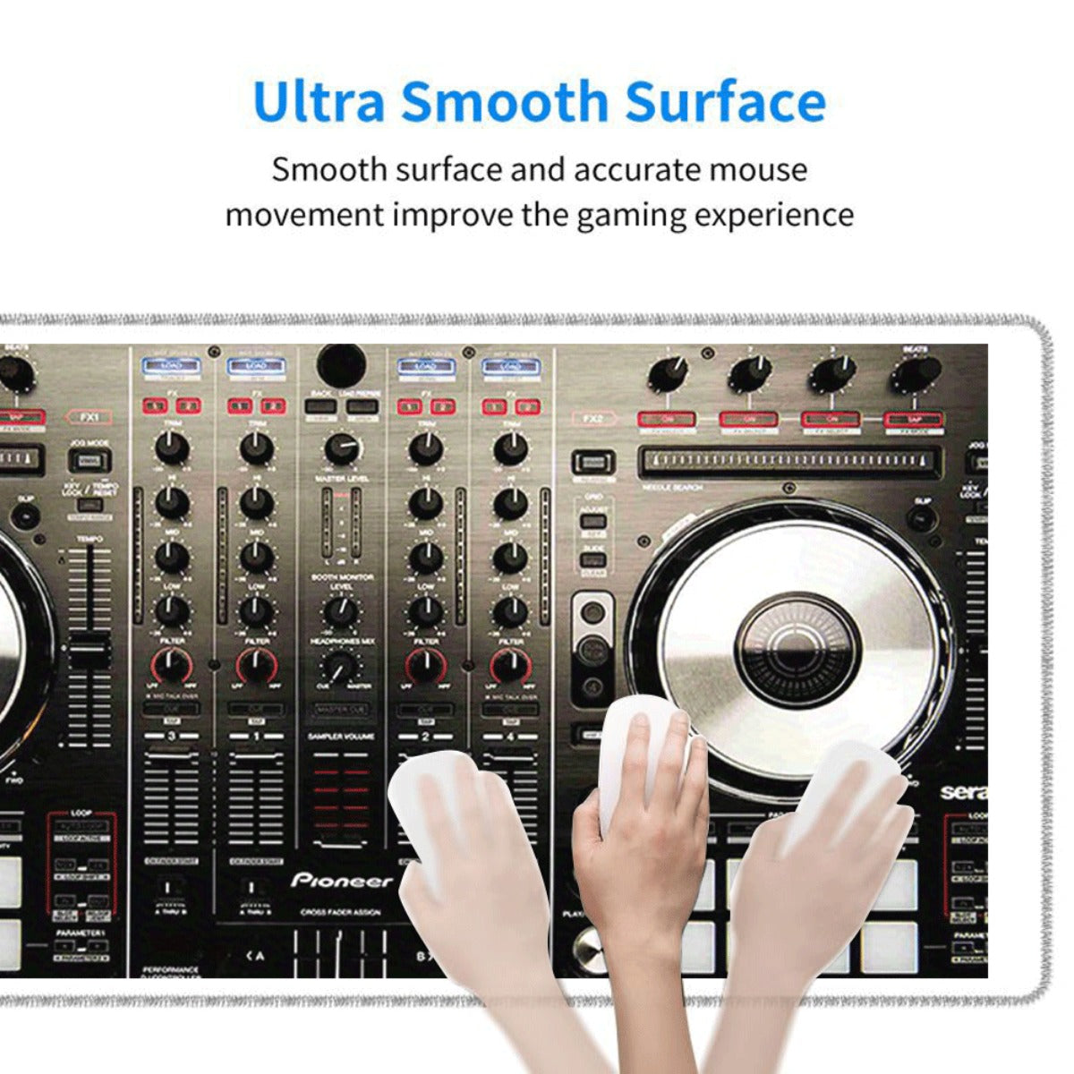 1pc Pioneer DDJ-SX DJ Controller Mouse Pad & Office Desk Mat - Non-Slip Surface, Compatible with DDJ-SX DJ Controller, Gaming & Office Desk Decor, Washable Surface, Ideal for DJs, Gamers, Professionals - Perfect Gift for Musi