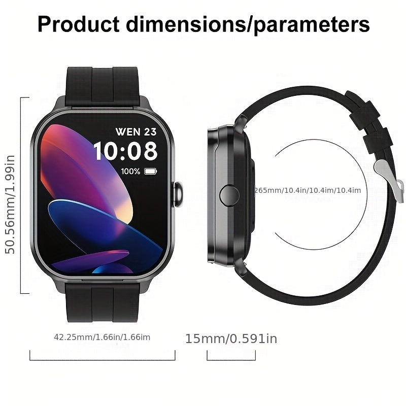 NEW Smart Watch 2025, Smartwatch with Earbuds, Earphones and Watches 2-in-1, Message Reminder, Wireless Calling, Indoor and Outdoor Sports Tracker, Alarm Clock, Stopwatch, Calculator, Voice Assistant, Smart Watches for Androi