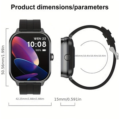 NEW Smart Watch 2025, Smartwatch with Earbuds, Earphones and Watches 2-in-1, Message Reminder, Wireless Calling, Indoor and Outdoor Sports Tracker, Alarm Clock, Stopwatch, Calculator, Voice Assistant, Smart Watches for Androi