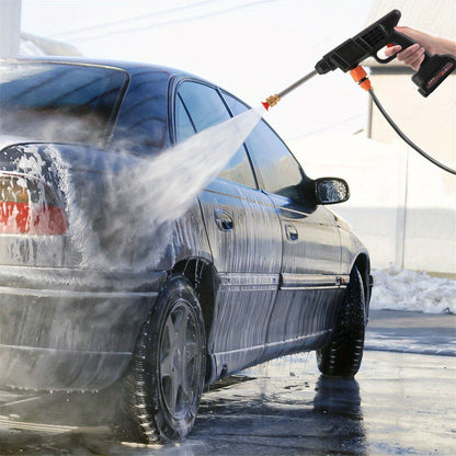 300W 30Bar Cordless High Pressure Car Washer Spray Water Gun Foam Generator Car Washing Machine for Home