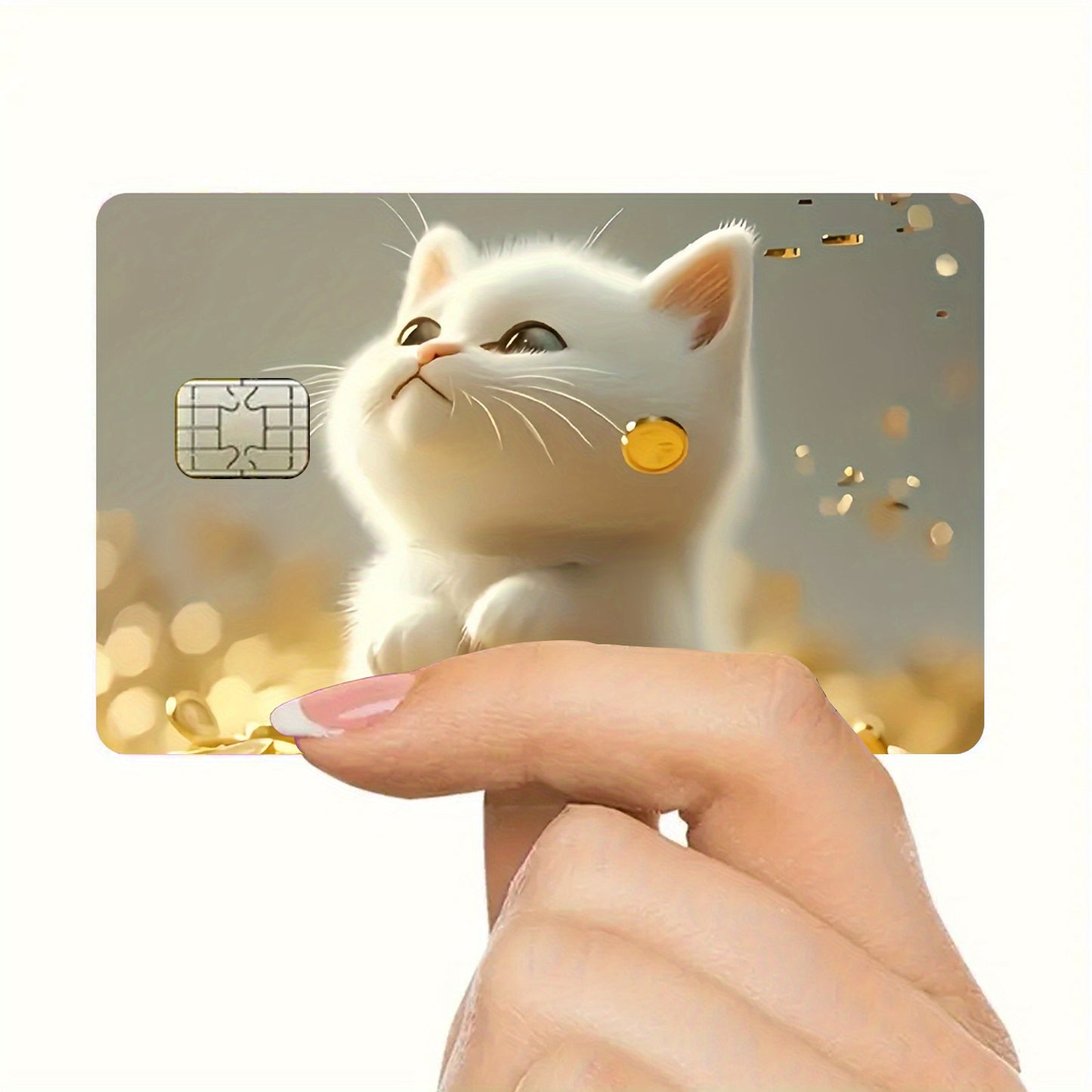 Two Shiny Credit Card Skins Made of Ultra-Thin Vinyl, Designed for Credit Cards, Debit Cards, Transit Cards, And Key Cards, Providing Protection And Personalization for Bank Cards with Features Like ing, Scratch Resistance, A