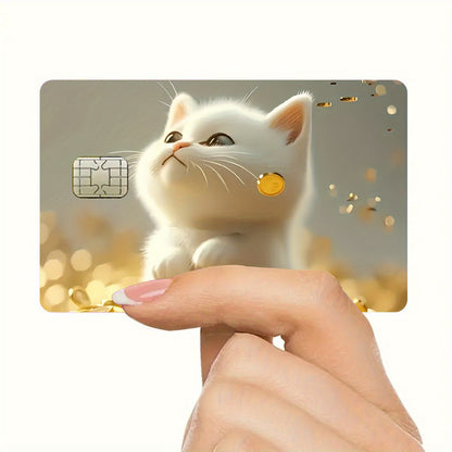 Two Shiny Credit Card Skins Made of Ultra-Thin Vinyl, Designed for Credit Cards, Debit Cards, Transit Cards, And Key Cards, Providing Protection And Personalization for Bank Cards with Features Like ing, Scratch Resistance, A