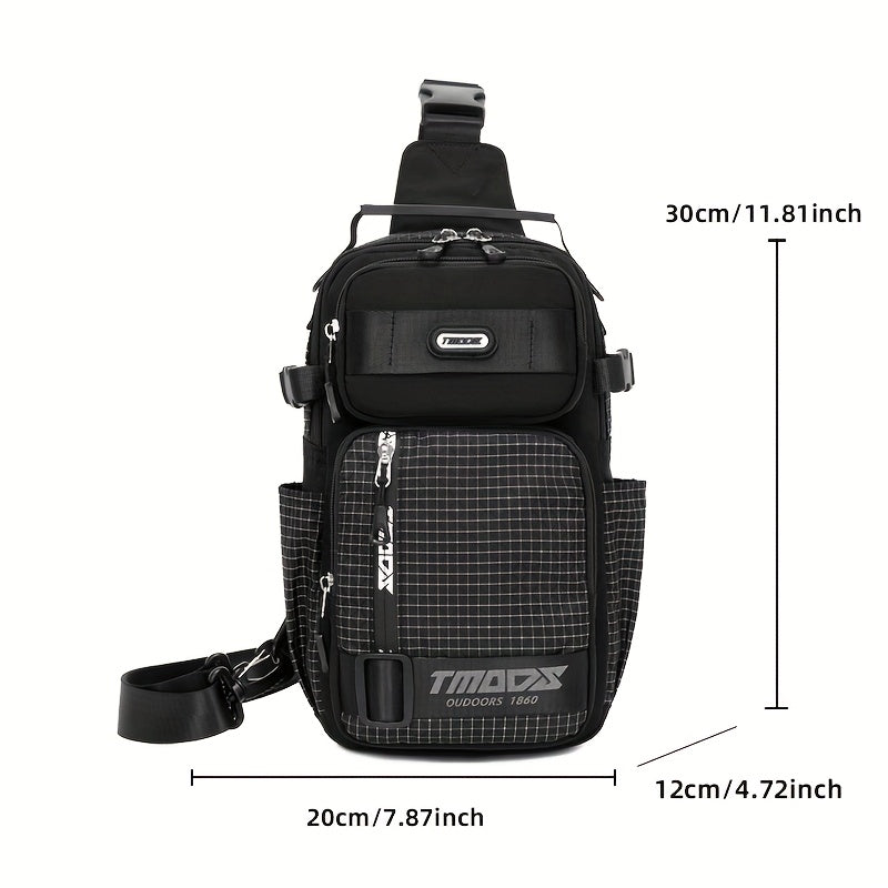 Unisex Fashion Anti-Theft Crossbody Bag - Lightweight Oxford Material, Secure Zip Closure, Adjustable Strap, Perfect for Travel & Everyday Use, Crossbody Ba