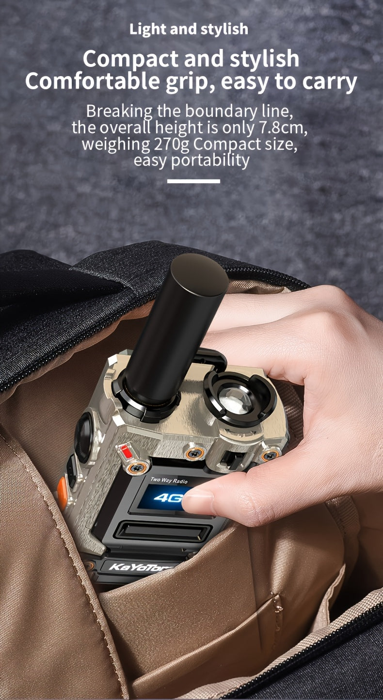 Kayotom Global Walkie-talkie with Unlimited Range 4G Two-way Radio Is Easy to Operate, Has No Monthly Fee, Long Battery Life, Is Sturdy And Durable, Dust-proof And Shock-proof, Suitable for Outdoor, Group And Remote Coordinat