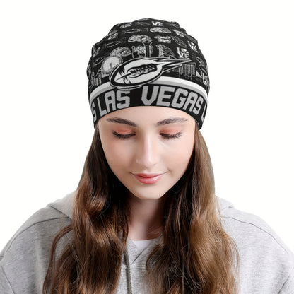 Las Vegas Football Team Logo Beanie Hat - Sport Style Warm Unisex for men & women, Sizing, All-Season Gift for Football Fans (Ideal for Games, Christmas, New Year) - Ultimate Cold Weather Accessory