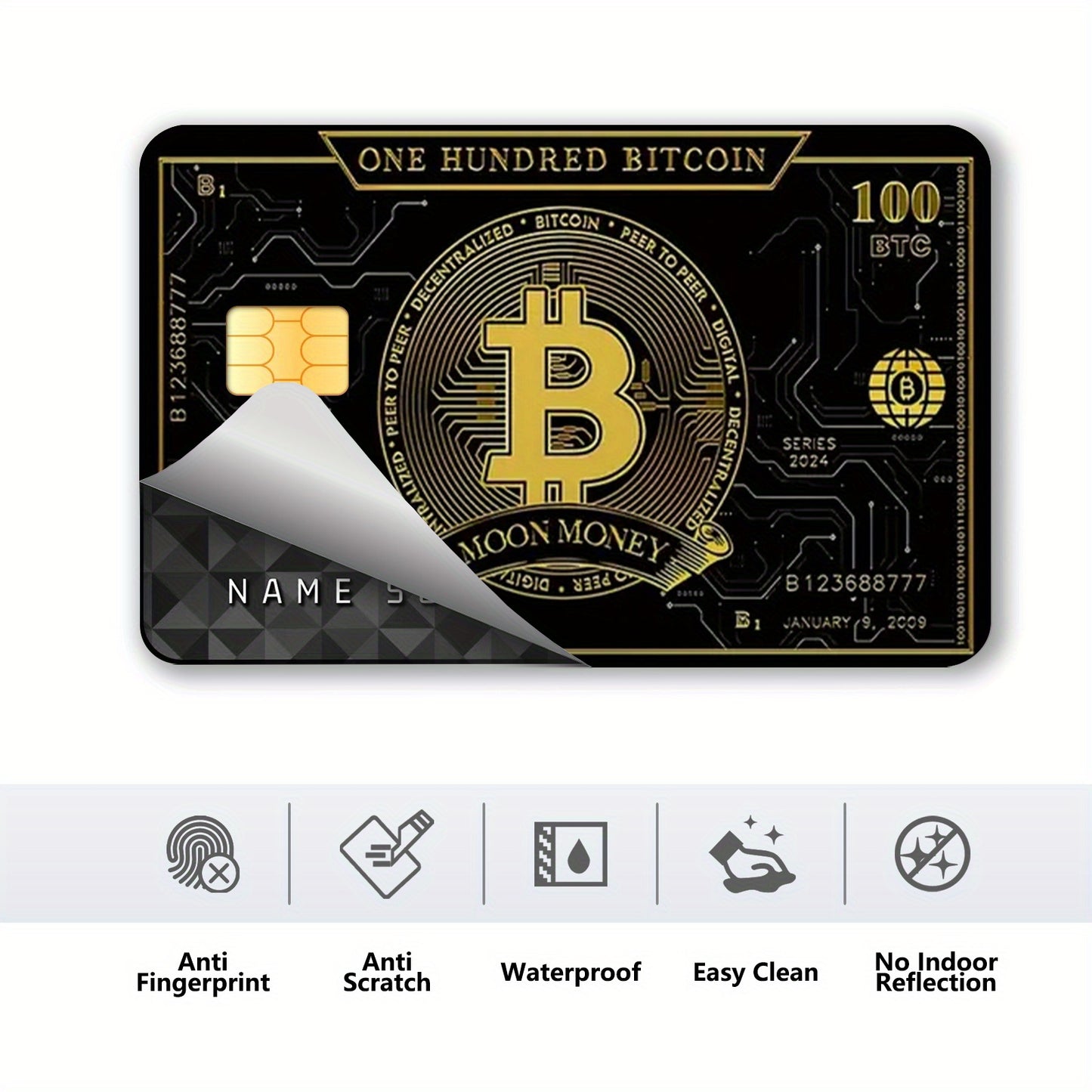 2pcs Shiny Credit Card Ultra-Thin Light Beige Vinyl Residue-Free Stickers for Credit Cards, Debit Cards, Transportation Cards, Key Cards, Light Beige Protection and Bank Cards, Ultra-Thin High Quality, Scratch-Proof, Anti-Sli