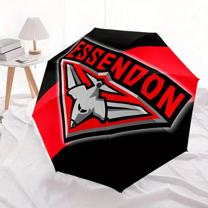 Automatic Folding Umbrella with 8-Rib Windproof Design - Heavy-Duty Automatic Open/Close, Compact Travel Umbrella with Red/Black/White/Gray/Black/Red/Black/Red/Black/Red/Black/Red/, Umbrella For Rain, Umbrella For Women, Umbr
