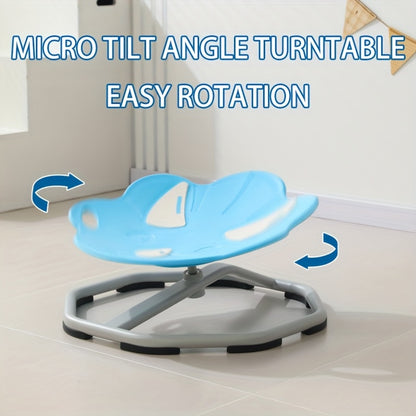 Kids Sensory Spinning Chair for Autism Ages 3+, Sit And Spin Swivel Chair for Kids with ADHD, Sensory Chairs for Autistic Children, Sensory Toys for Motion Sickness, Balance Training, Sensory Stimulation, Smooth Spinning Mech