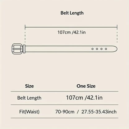 Punk Style Rivet Belt for Men And Women, Ideal Choice for Gifts