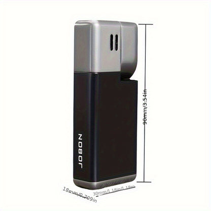 JOBON Butane Lighter, Jet  Flame, Comes with A Premium Gift Box And Adjustable Buttons, Suitable for Christmas, Holidays, Birthdays, Outdoor Picnics, Kitchens, And Men's Essential Lightweight Grip (without Butane Inflation)