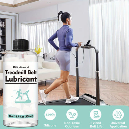 Treadmill Lubricant Oil 16.91oz, Resistant And Stable Treadmill Oil Belt Lubricant, Reduce Friction Silicone Oil for Treadmill Suitable for All Kinds Of Treadmills