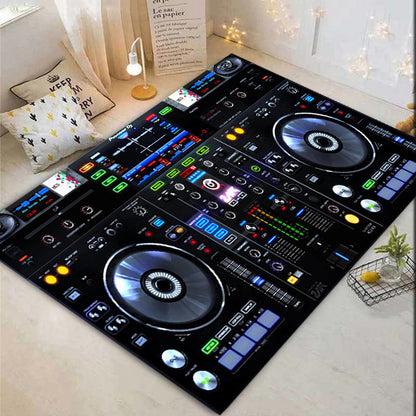 Brown Polyester Knit Non-Slip Hand Wash Only Machine Made Indoor/Outdoor Decorative Carpet, Soft & Cozy, Elegant Design, with Polypropylene Backing, for Living Room, Bedroom, Office