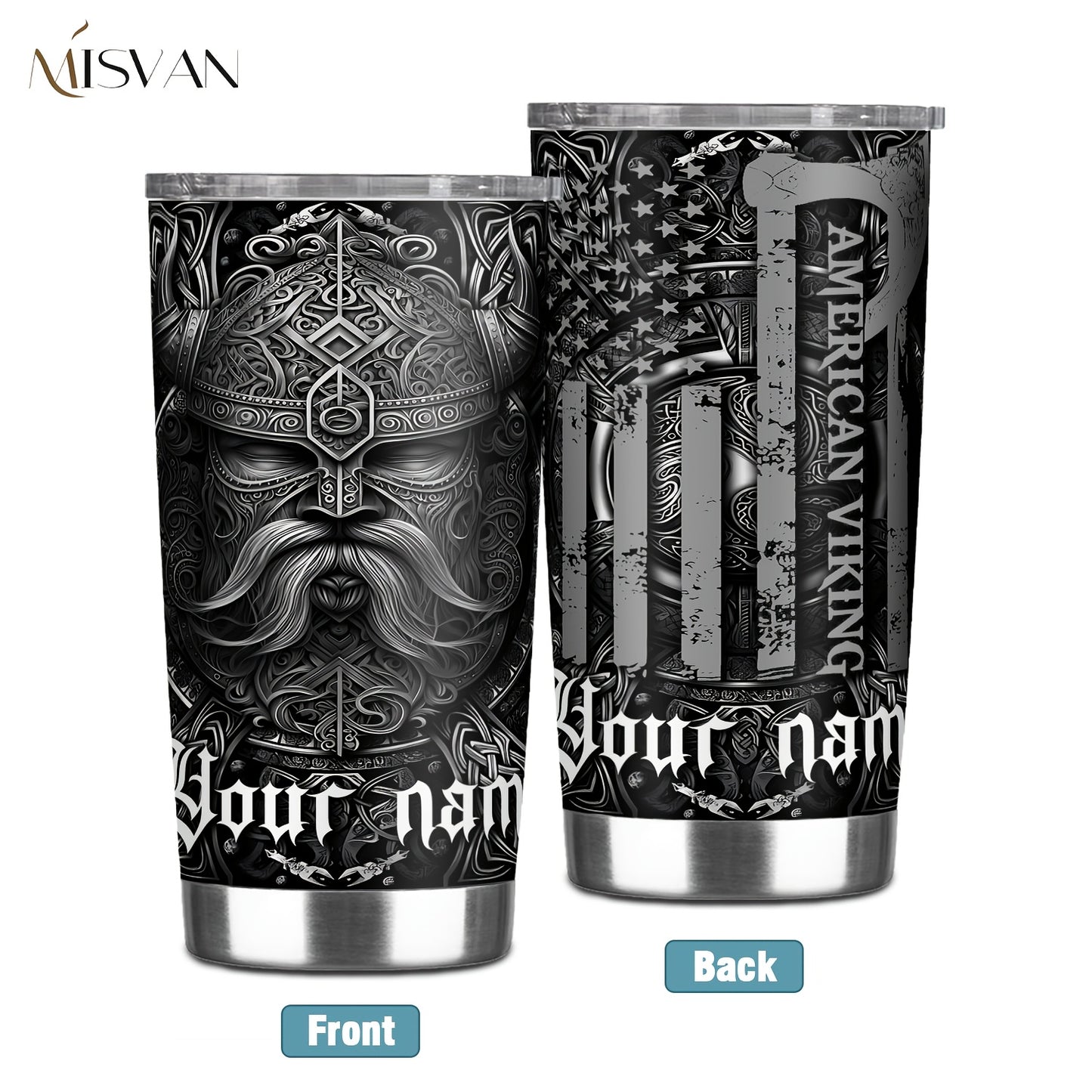 [Custom] 1pc, Beautiful and Personalized Print. 20oz, 22oz, 40oz Steel Insulated Bottle Cups with Lids. Drinkware for Summer and Winter. Outdoor Travel Sports Accessories. The Best Gift for Mother's Day, Father's Day, Other F