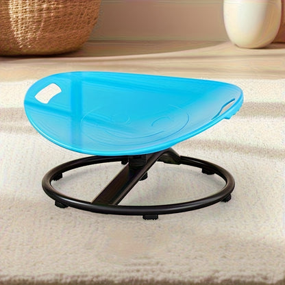 1pc Rotating Sensory Spin Chair with Non-Slip Metal Base & Ergonomic Design - Durable Plastic, Multi-Color Options (Red, Green, Yellow, Orange, Pink, Purple
