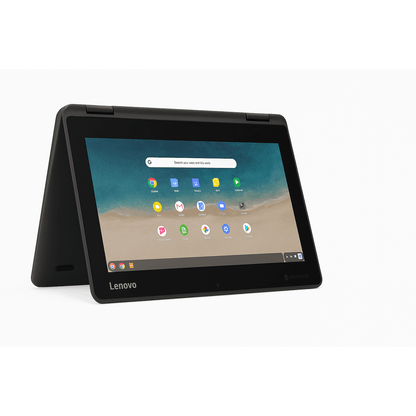 Refurbished Lenovo 500e Chromebook 2nd Gen 81MC001EUS 11.6" Touchscreen 2 in 1 Chromebook - HD - 1366 x 768 - Intel Celeron N4120 Quad-core (4 Core) 1.10 GHz - 4 GB RAM - 32 GB Flash Memory - Black