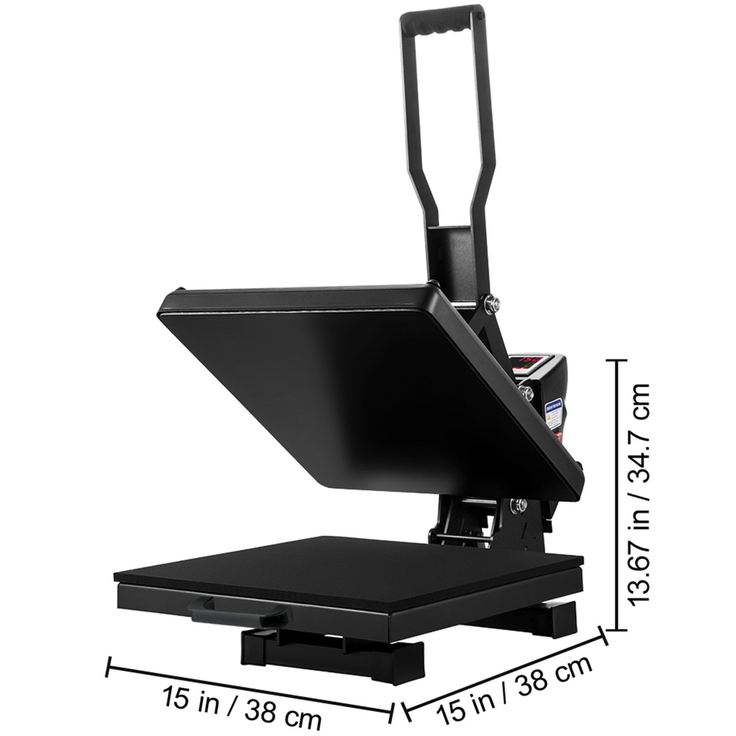 VEVOR 1700W Heat Press, 16x24/15x15/16x20in Power Heat Press Machine, High Pressure Fast Heating Heat Press Machine for T-Shirt, Digital Industrial Sublimation Printer for Heat Transfer Vinyl, Easy to Use, Black