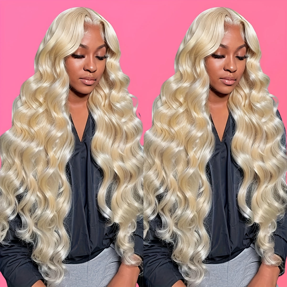 Blond 613 Human Hair Wig 210 Density 30 40Inch Body wave Human Hair Wig 613 Hd Lace Frontal Wig 13x6 Pre Plucked Brazilian Hair