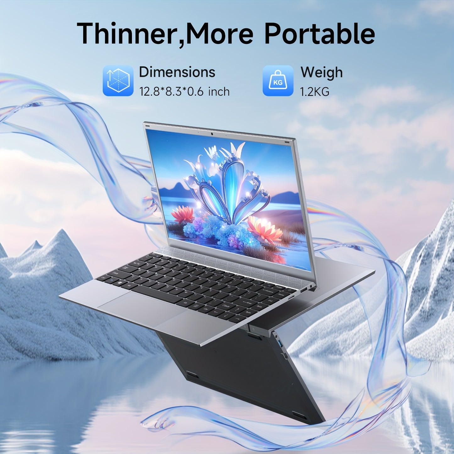 The Newly Released 14-Inch Ultra-Slim Laptop Is Perfect for Business, Gaming, And Office Use, Making It Portable And Lightweight. It Features an Intel Pentium J3710 Processor (Up to 2.64Ghz), 8GB of RAM