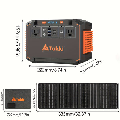 350W/150W Peak Solar Generator Portable Power Station with 60W/40W/30W/21W Solar Panels Included, 240Wh/111Wh/88.8Wh Solar Power Bank AC DC USB Ports for Camping Tents, Emergency Outdoor Home Use, CPAP, Fans, Laptops, Emergen