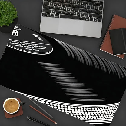 1pc Large Vinyl Record & Turntable Design Gaming Mouse Pad - Non-Slip Waterproof Desk with Anti-Scratch Surface, Thickened Ergonomic Rubber Base for PC/Mac/Laptop, DJ-Inspired Office & Computer Setup Accessory for &