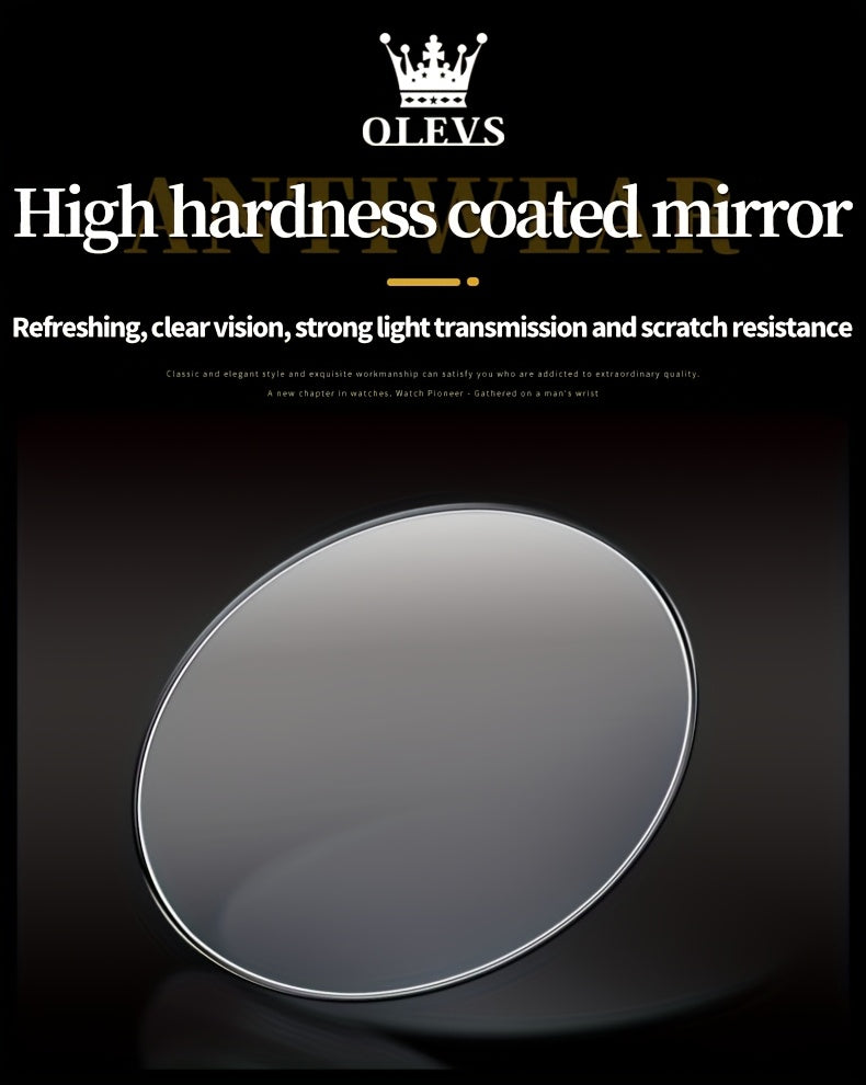 OLEVS Stainless Steel Luminous Business Quartz Watches For Men Luxury Top Brand Fashion Original Men'S Wrist Watches Classic New Trend High Quality Best Selling Men'S Watches