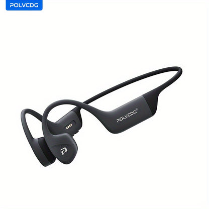 POLVCDG Audio new upgrade sound sense 2.0 X16 wireless bone conduction headset, professional sweat and, clear talk with microphone, magnetic charging port long life, large memory wireless/MP3 dual-mode one-click switch, suita