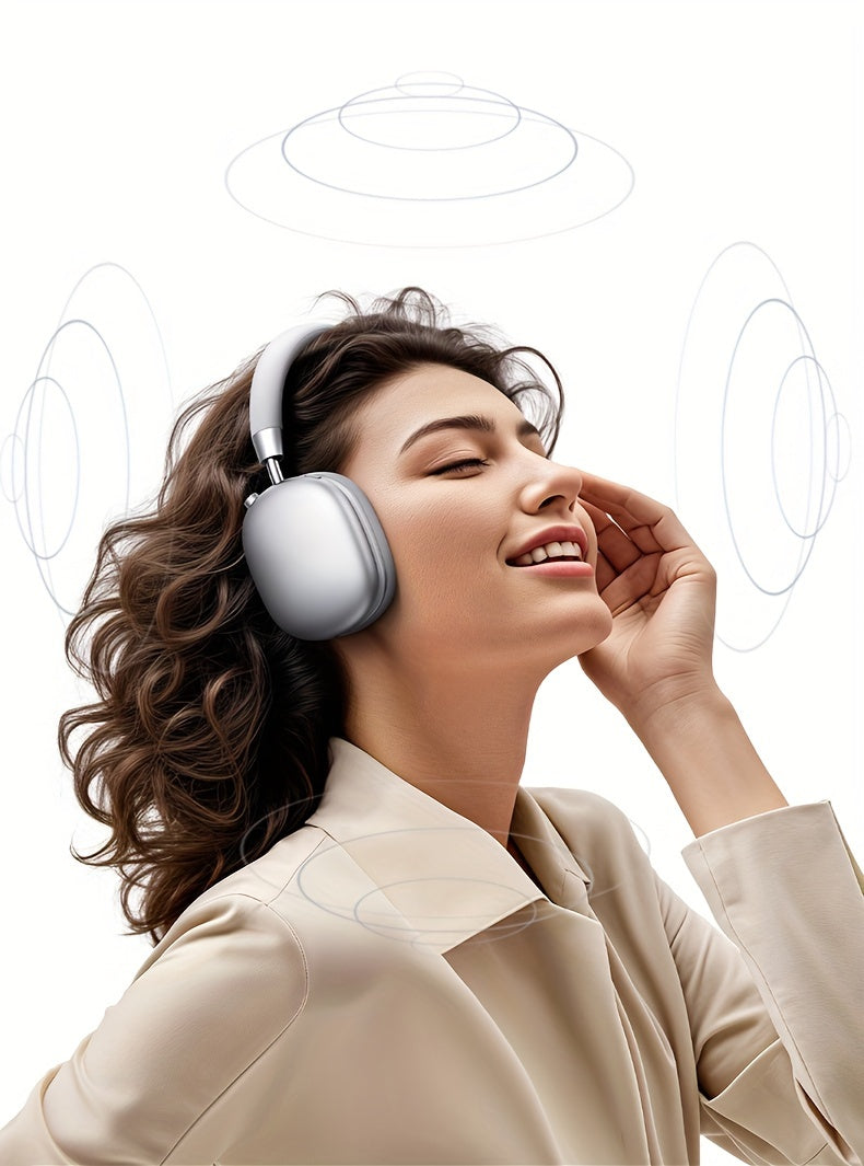Picun F5 Hybrid ANC Wireless Headphones with 45dB Noise Cancellation, Wireless 5.4 Low-Latency, Spatial Audio, Hybrid ANC/Passive Mode, -C/, Compatible with PC/Laptop/Tablet/Skiing Headphones, 3.5mm Cable & Built-in Mic