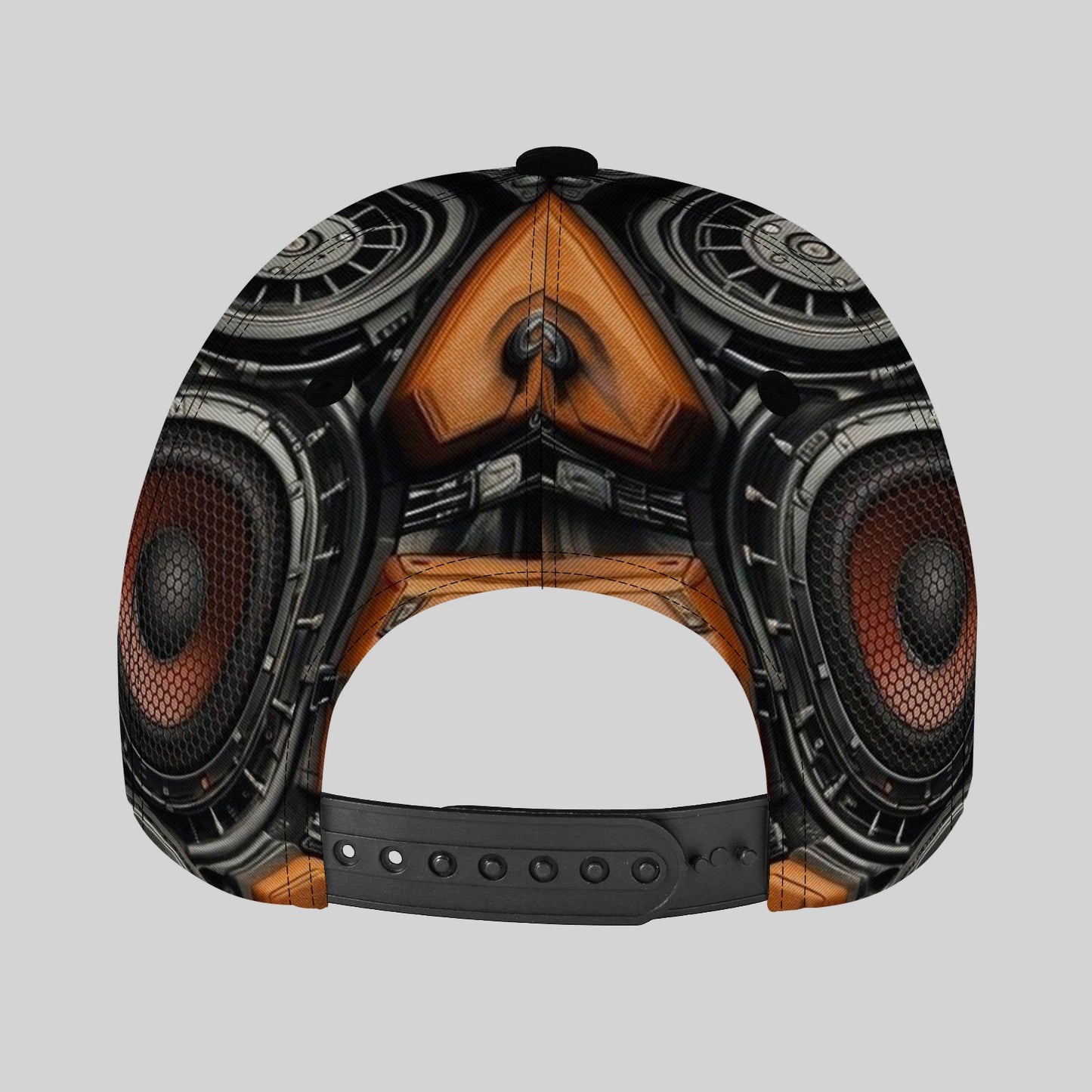 CUTEHSJ 's & 's Futuristic Tech-Inspired Baseball Cap with Speaker-Like Ear Protusions - Adjustable Buckle, UPF, Lightweight Hip-Hop Hat for Outdoor, Weddings, & Music Events - Modern Gadget Accessory