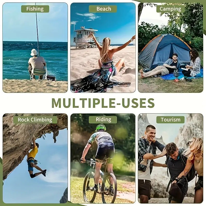Set of 2 Portable Privacy Tents for Camping Showers - 5 Gallon Solar Shower , Quick to Assemble And Dismantle, Convenient for Hiking, Fishing, And Beach Activities - Green, Outdoor Shower Tent | Pop-Up