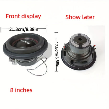 Ultra-Heavy Bass Speaker for Cars - High-Power Car Subwoofer - 8-inch/10-inch/12-inch - Perfect for Car Audio Upgrade - Dual Voice Coil, Single Voice Coil Options, Single Magnet or Dual Voice Coil