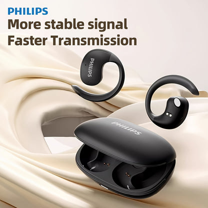 PHILIPS True Wireless Earbuds - Stereo Surround Sound, ENC Noise Cancellation, Touch Controls & Built-in Mic | 24H Polymer Battery, USB-C Fast Charging Case | Lightweight Comfort For Commuting, Workouts & Daily Use TAT2708